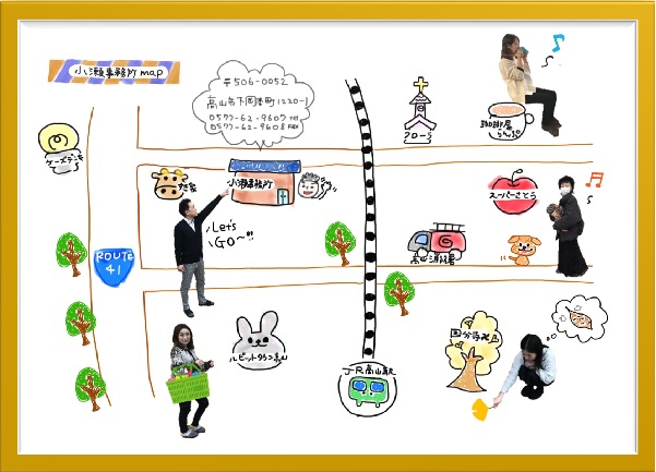 ざっくりした小瀬マップ